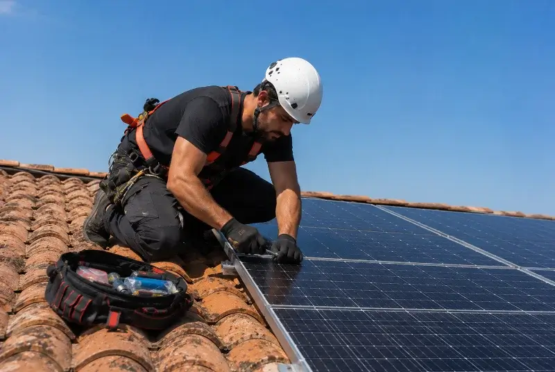 Maintenance et monitoring de panneaux solaires à Saint-Paul-en-Forêt