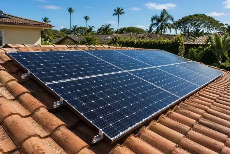 Installation de panneaux solaires à Saint-Paul-en-Forêt